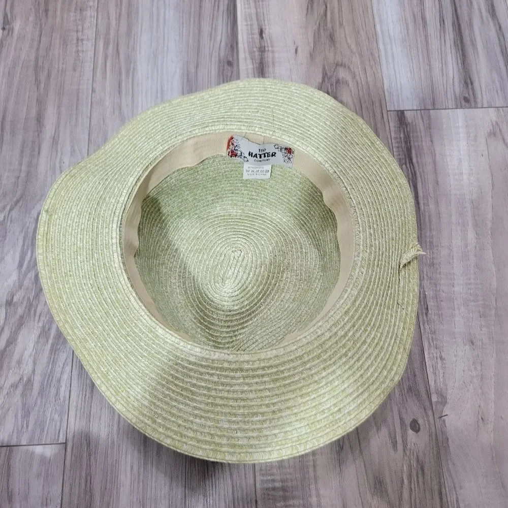 Woman's small Brim belted hat Floppy
